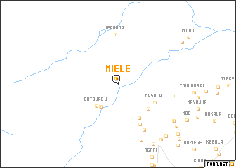 map of Miélé