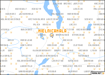 map of Mielnica Mała