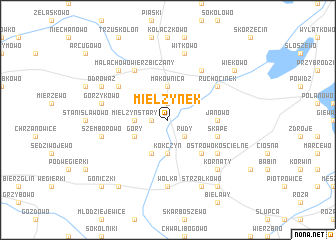 map of Mielżynek