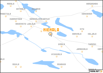 map of Miemala