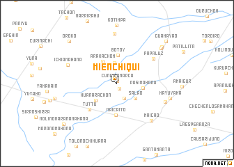 map of Mienchiqui