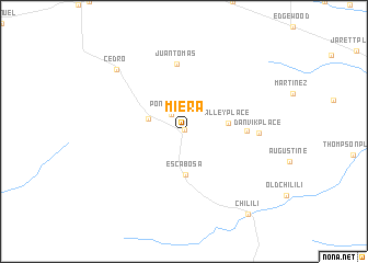 map of Miera