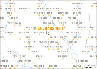 map of Mierea Moşneni