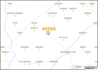 map of Miersig