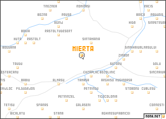 map of Mierţa