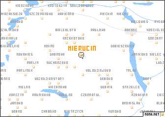 map of Mierucin