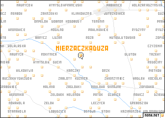 map of Mierzączka Duźa