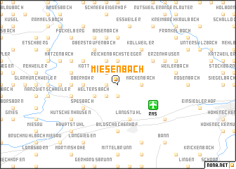 map of Miesenbach