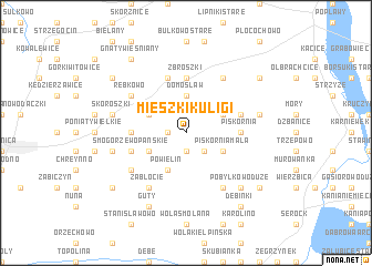 map of Mieszki Kuligi