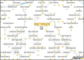 map of Mietingen