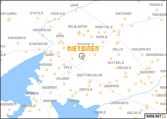 map of Mietoinen