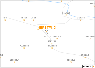 map of Miettylä