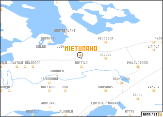 map of Mietunaho