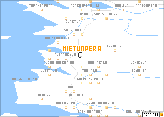 map of Mietunperä