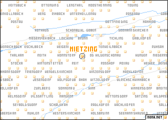 map of Mietzing