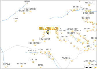 map of Miezh Boza