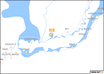 map of Mié