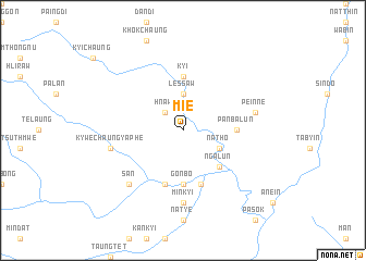 map of Mi-e