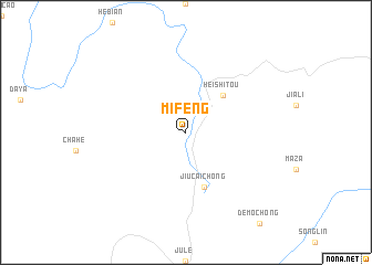 map of Mifeng