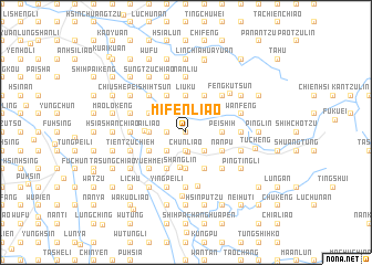 map of Mi-fen-liao