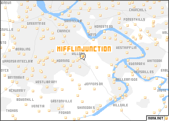map of Mifflin Junction