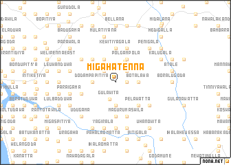 map of Migahatenna