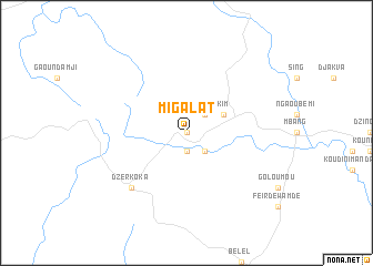 map of Migalat