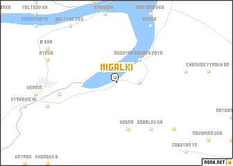 map of Migalki