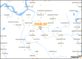 map of Migalon