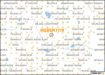 map of Migaspitiya