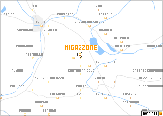 map of Migazzone