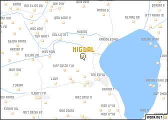 map of Migdal