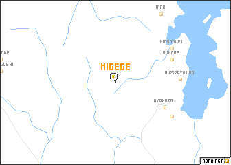 map of Migege