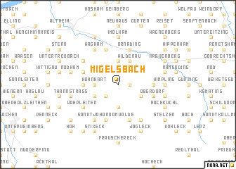 map of Migelsbach