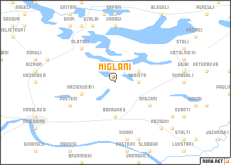 map of Miglāni