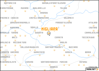 map of Migliara