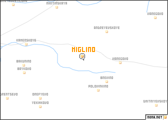 map of Miglino