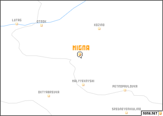 map of Migna