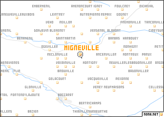 map of Mignéville