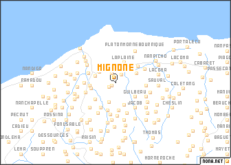 map of Mignone