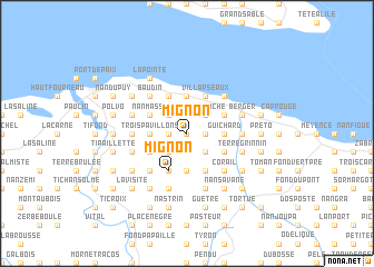 map of Mignon