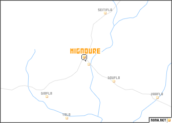 map of Mignouré