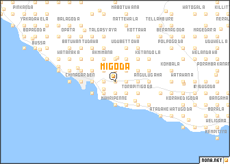 map of Migoda