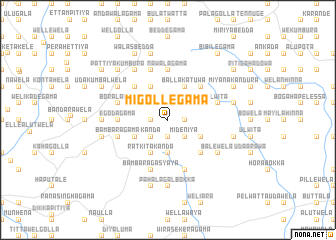 map of Migollegama