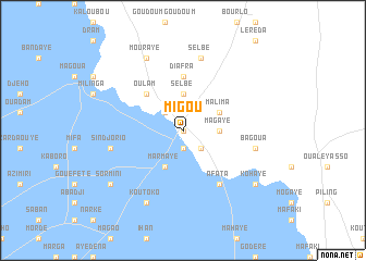 map of Migou