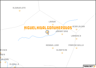 map of Miguel Hidalgo Número Dos