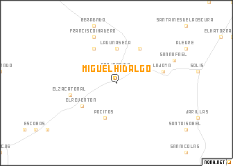 map of Miguel Hidalgo