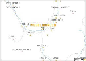 map of Miguel Hidalgo