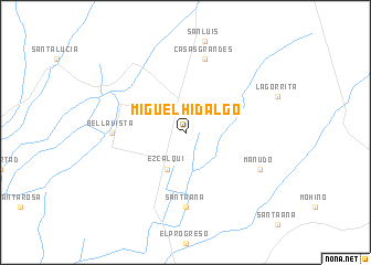 map of Miguel Hidalgo