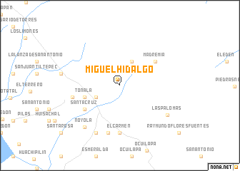 map of Miguel Hidalgo